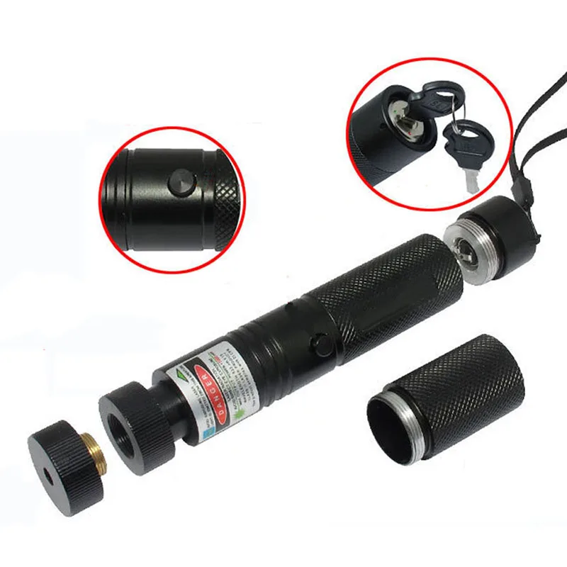 Laser Pointer Green Sight Pen Powerful Red Dot 10000m 532nm 303 Adjustable Focus For Hunting Climbing | Спорт и развлечения