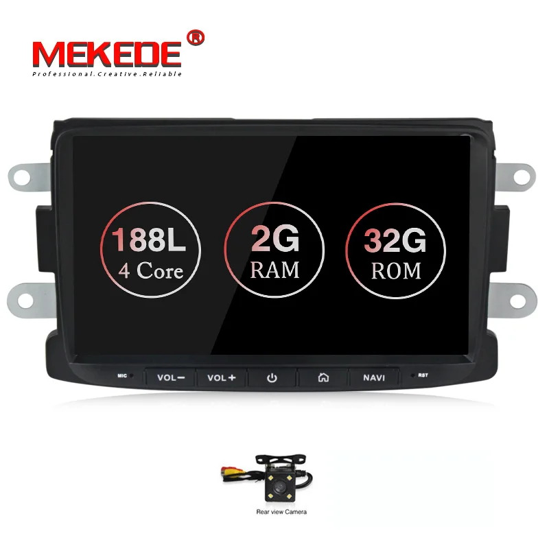 add camera Продукт продаж! android 9 Автомобильный gps навигатор мультимедийный плеер для Lada Xray 2/RENAULT Dacia/Duster/Logan/Sandero с DSP - Цвет: add camera