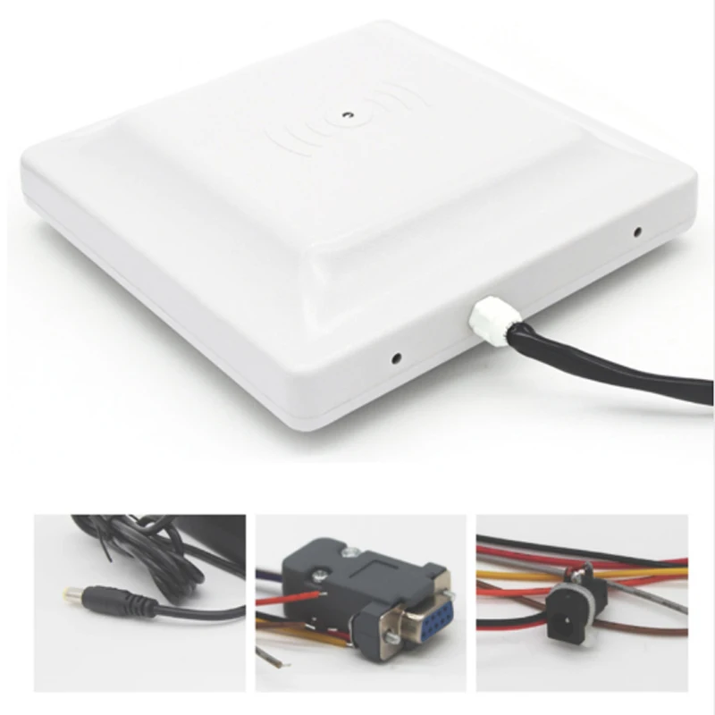 Считыватель UHF RFID 6 м считыватель дальнего радиуса действия встроенная антенна