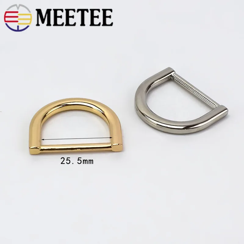 5/10 шт Meetee 19/25 мм металлическая пряжка с круглым кольцом сумка ремень Вешалка