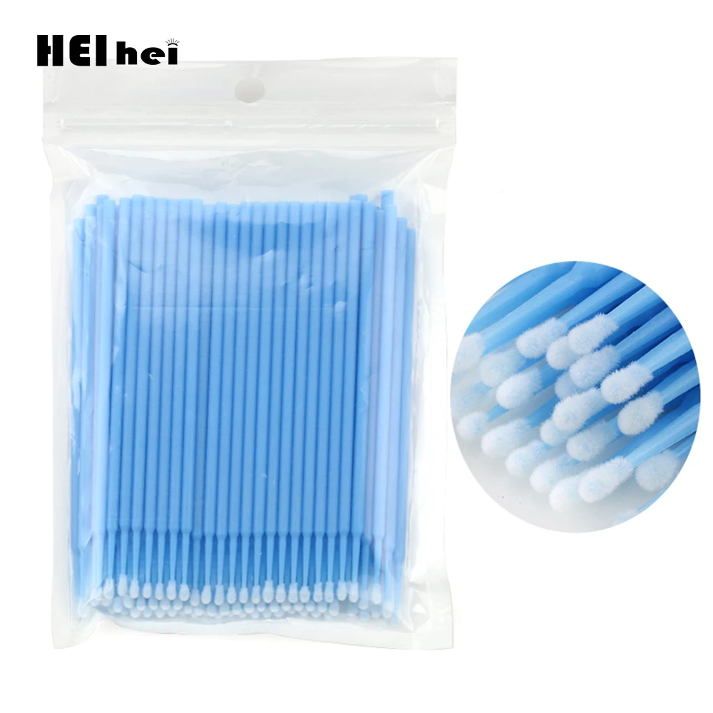 100 шт Одноразовые Инструменты для наращивания ресниц индивидуальные Аппликаторы