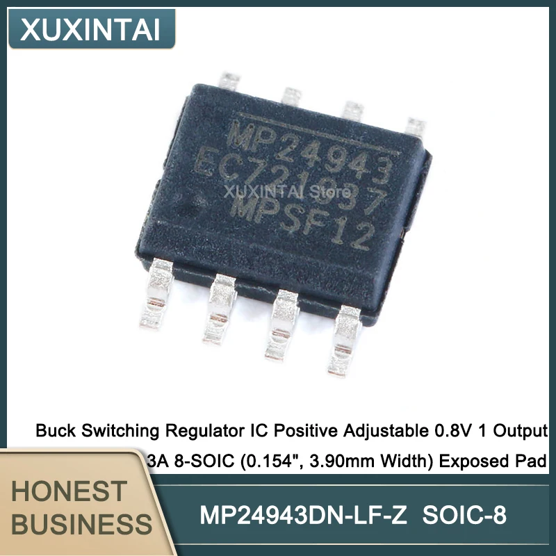 

10Pcs/Lot MP24943DN-LF-Z Buck Switching Regulator IC Positive Adjustable 0.8V 1 Output 3A 8-SOIC (0.154", 3.90mm Width) Exposed