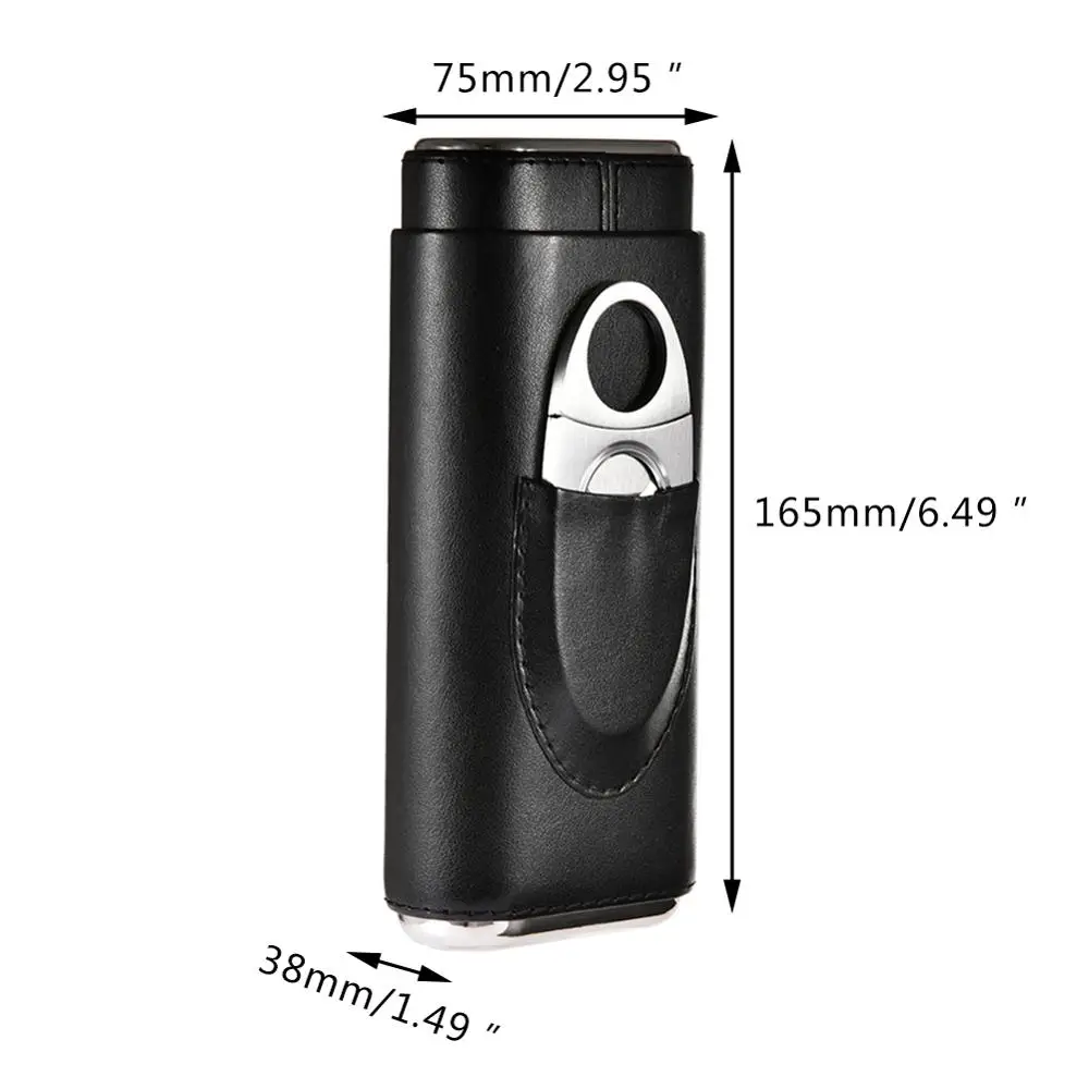GALINER настоящий кожаный сигарный хьюмидор чехол для Cohiba зажигалка сигар резак
