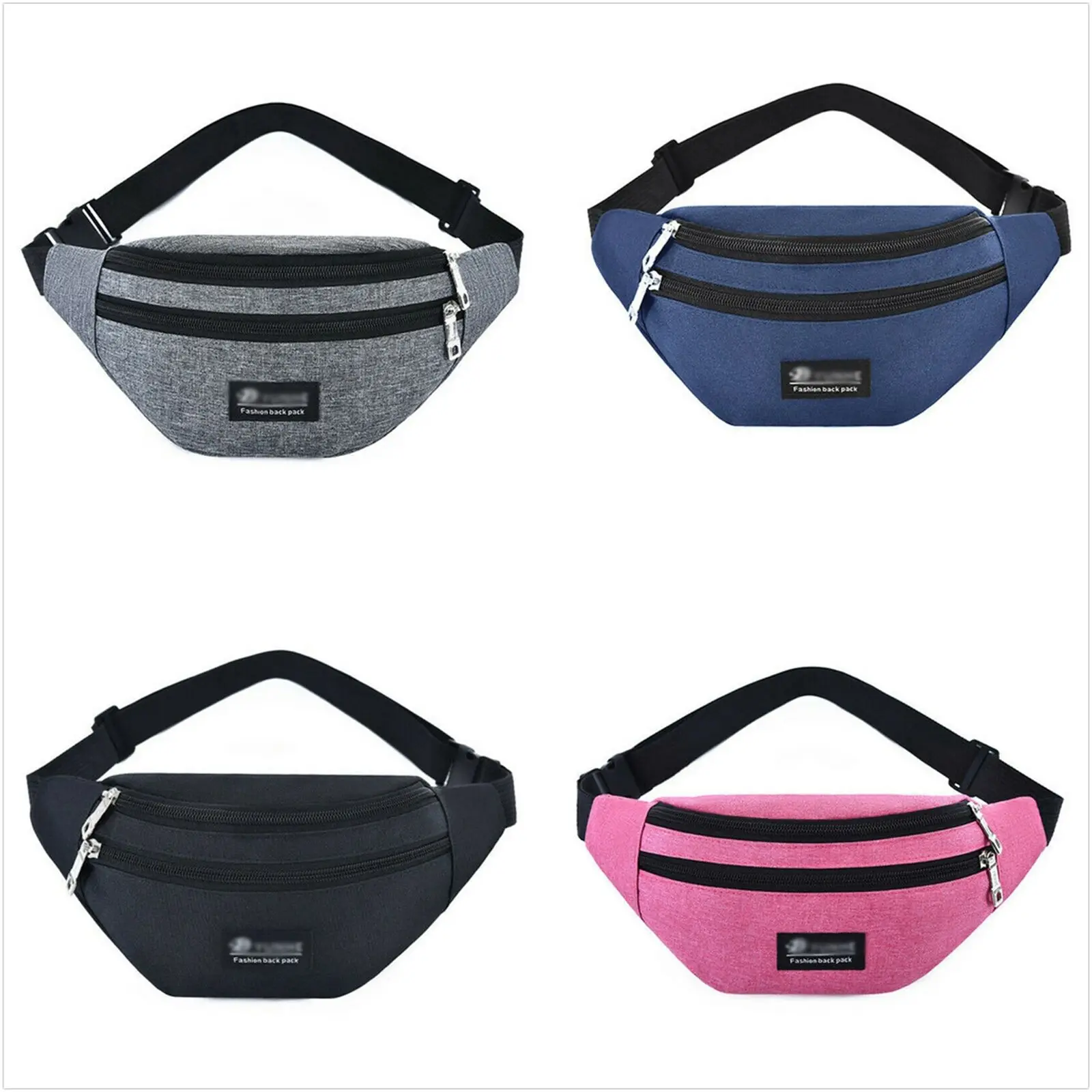 Сумка поясная Мужская и женская из ткани Оксфорд универсальная Спортивная