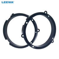 leewa 2pc car front door speaker spacer mat for volkswagen buick excelle great wall h6 stereo converted adapter holder ring pads