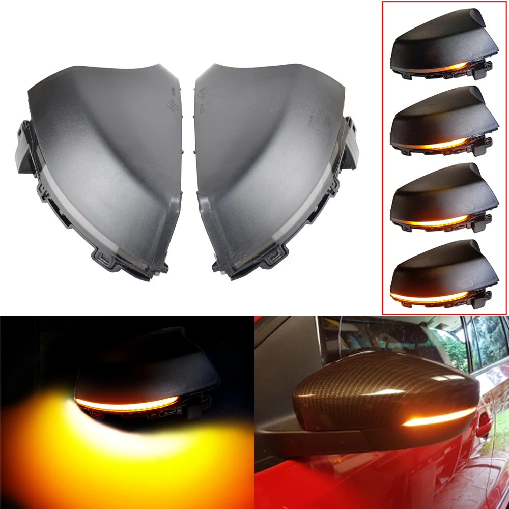

LED Dynamic Side Rearview Mirror Flasher Turn Signal Light For VW Polo MK5 6R 6C 2009-2017 NOT Fit MK6