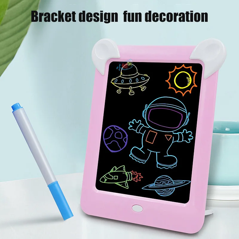 

2019 New Light-up Drawing Pad LED Luminous Board Educational Toys for Children Kids