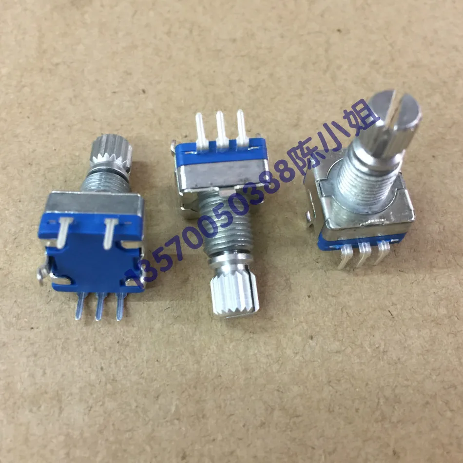 

Domestic ec11 encoder with switch 20 positioning 20 pulse shaft length wrapped thread 15mm