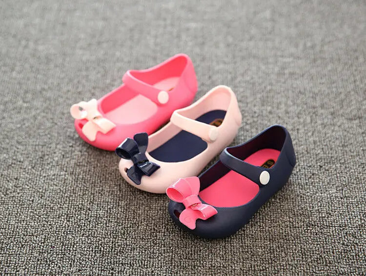 Baby Summer Shoes Children Infant Girls Kids Princess Sandals Non-Slip Plastic Bow Buckle Jelly 1-6Y | Детская одежда и обувь
