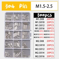 m1 5 m2 m2 5 m3 m4 m5 m6 elastic cylindrical pin dowel positioning spring tension roll 304 stainless steel pin assortment kit