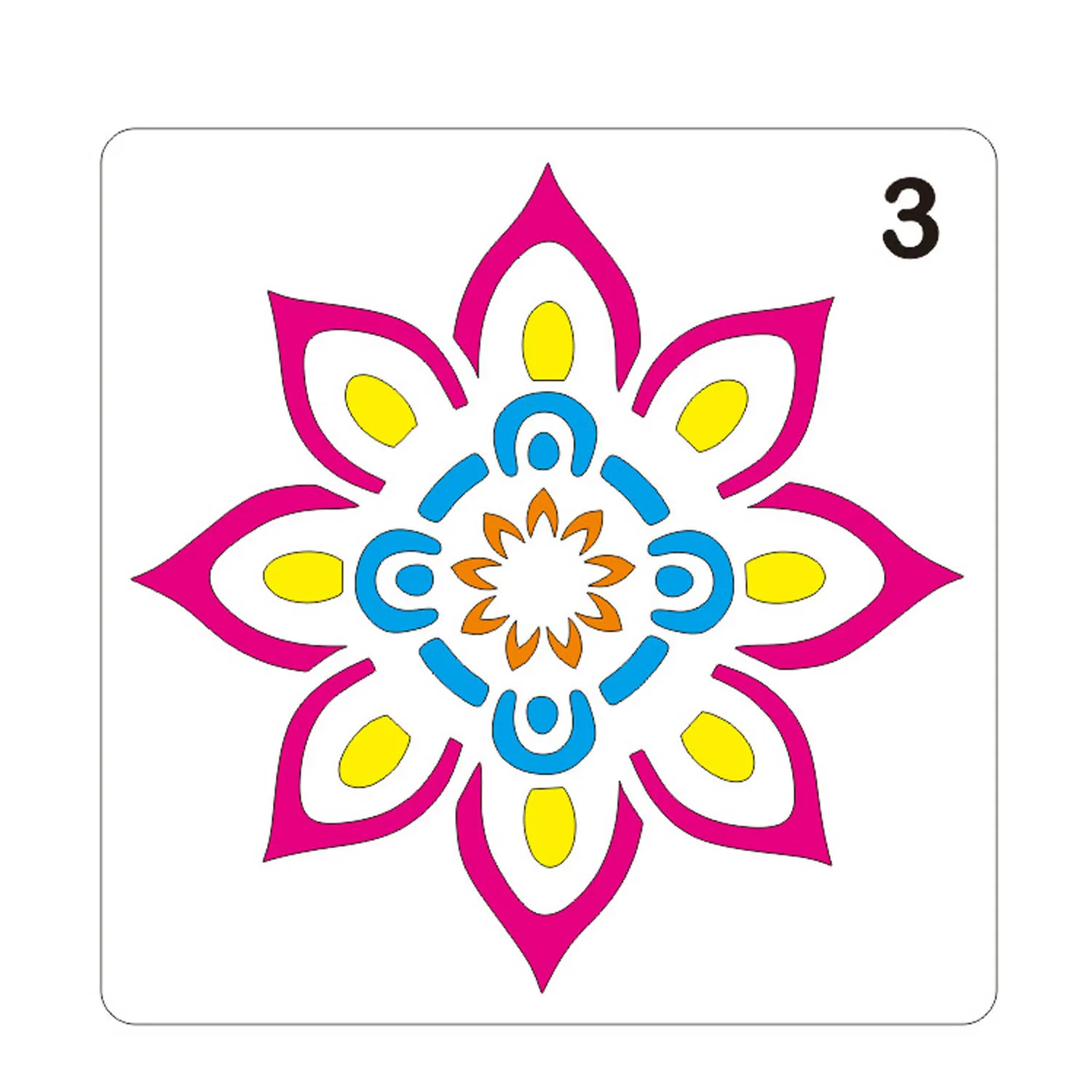 16 шт. Мандала пунктирные инструменты Шаблоны набор трафаретов для DIY живопись