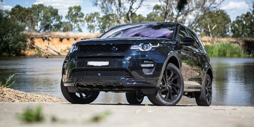 Высококачественная Передняя средняя решетка из АБС черного цвета для Land Rover Discovery