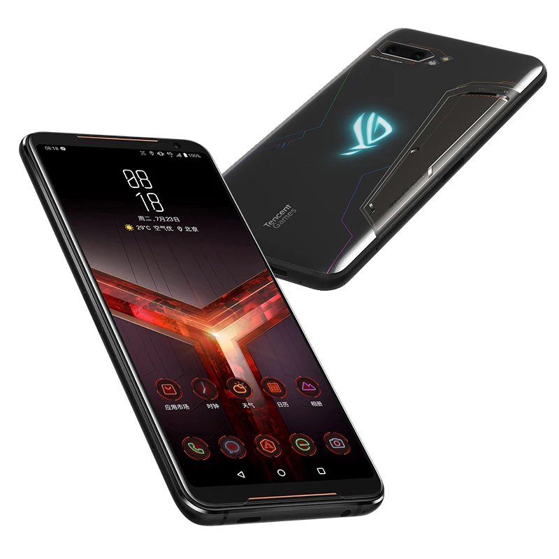 Мобильный телефон ASUS ROG Phone 2 с глобальной прошивкой 6,59 ”8G 128G Snapdragon 855 Plus 2,96 Ghz 48MP Android 9 6000mAh NFC игровой телефон