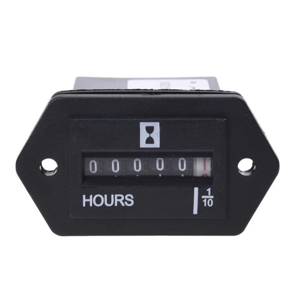 Mechanical Hour Meter Timer Gauge For Diesel Gasoline Engine Generator HM002 HS Boats Trucks Tractors Cars | Автомобили и