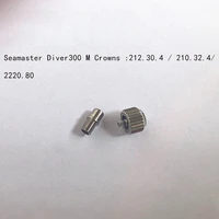 high quality stainless steel watch crowns for seamaster 300 watch cases watch parts