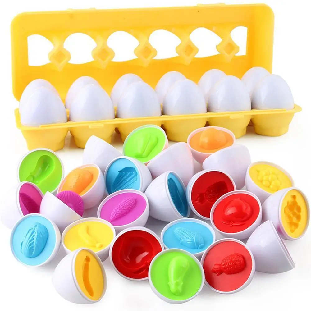 

Baby Montessori Educational Toy Egg Puzzle Game Baby Toys Color Recognize Shape Match Nuts Bolts Screw Training Toy Toddler Gift