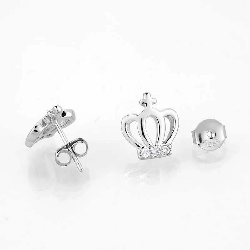 100% Аутентичные супер Ослепительная Королева Корона 925 стерлингового серебра