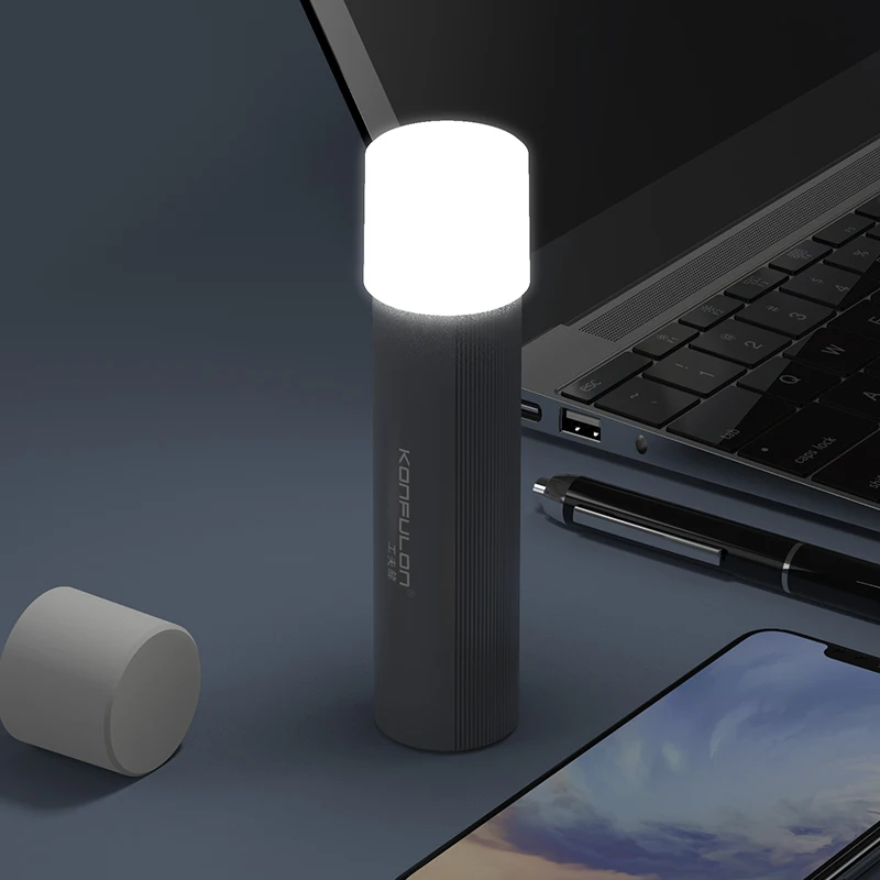 Флэш светильник Power Bank 5000 мАч Мини Внешний аккумулятор Перезаряжаемый флэш 26650