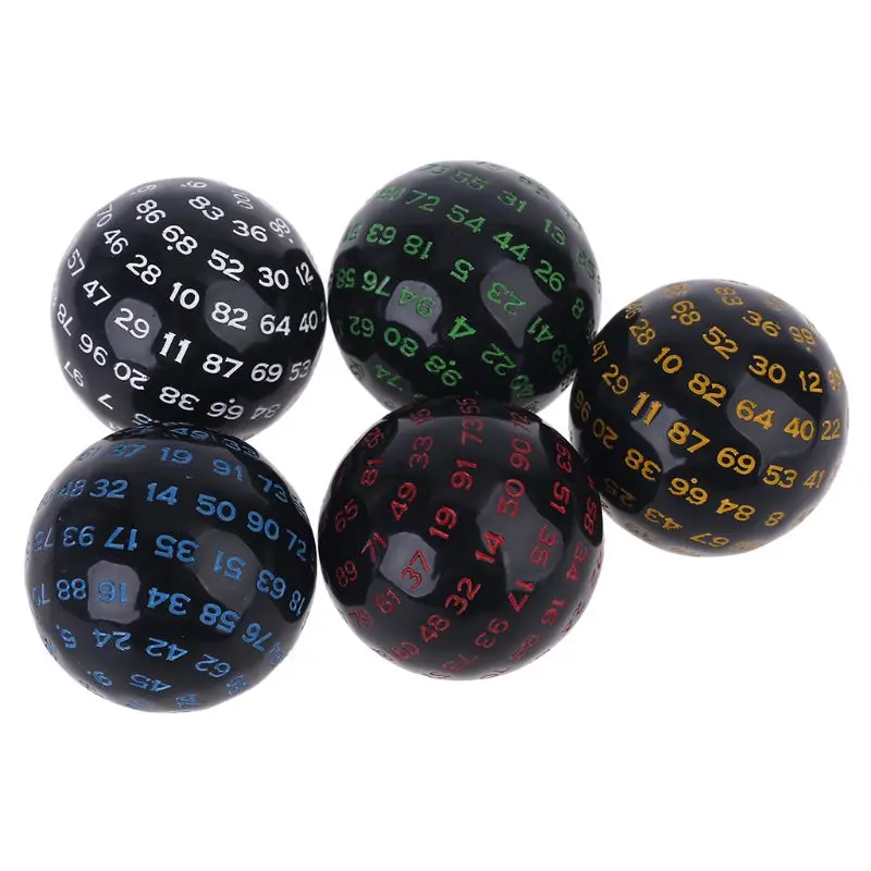 

100 Sides Polyhedral Dice D100 Multi Sided Acrylic Dices for Table Board Role Playing Game Bar Pub Club Party Dropshipping