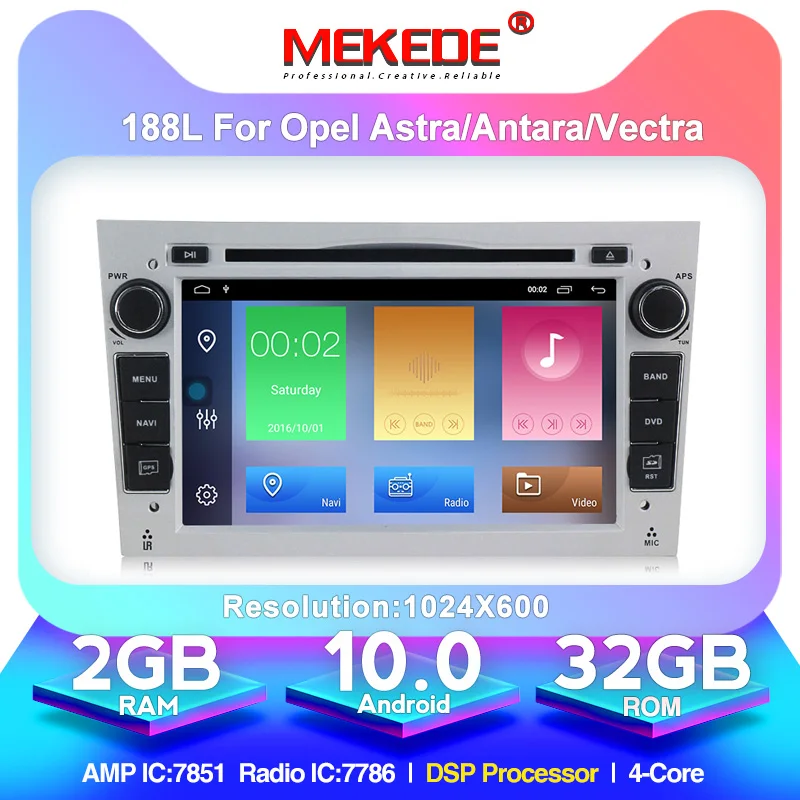 Android 10 сенсорный экран 2 грамма 32 ГРОМ Авто Радио Стерео dvd плеер для Opel Zafira B Vectra C D