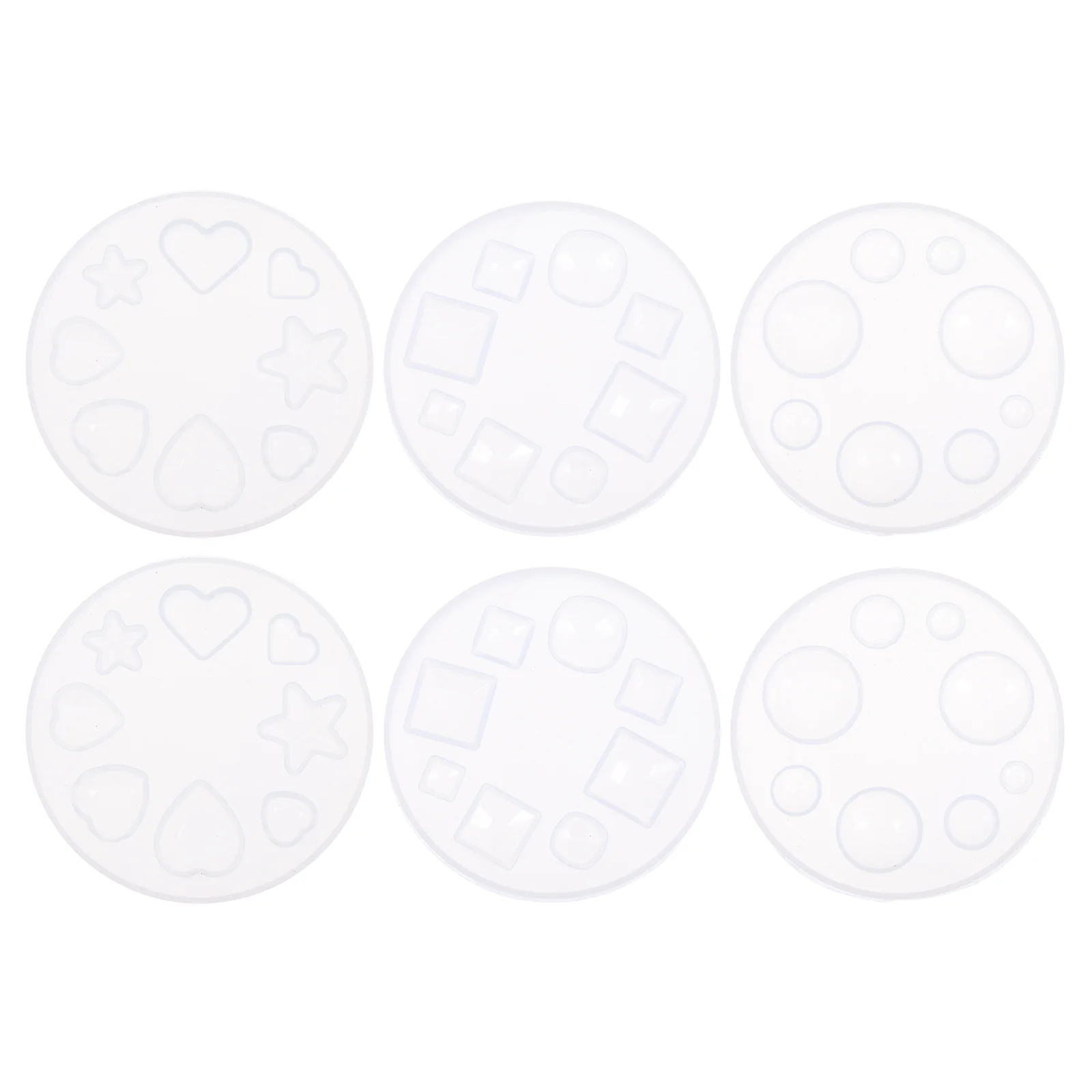 

6 шт., многофункциональные силиконовые формы для украшения рабочего стола