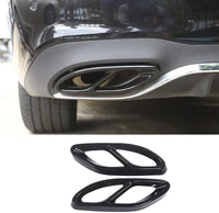 car exterior exhaust pipe mufflers cover rear pipe decorate cover for mercedes benz a b c ecla glc gle gls class w205 w213 x253