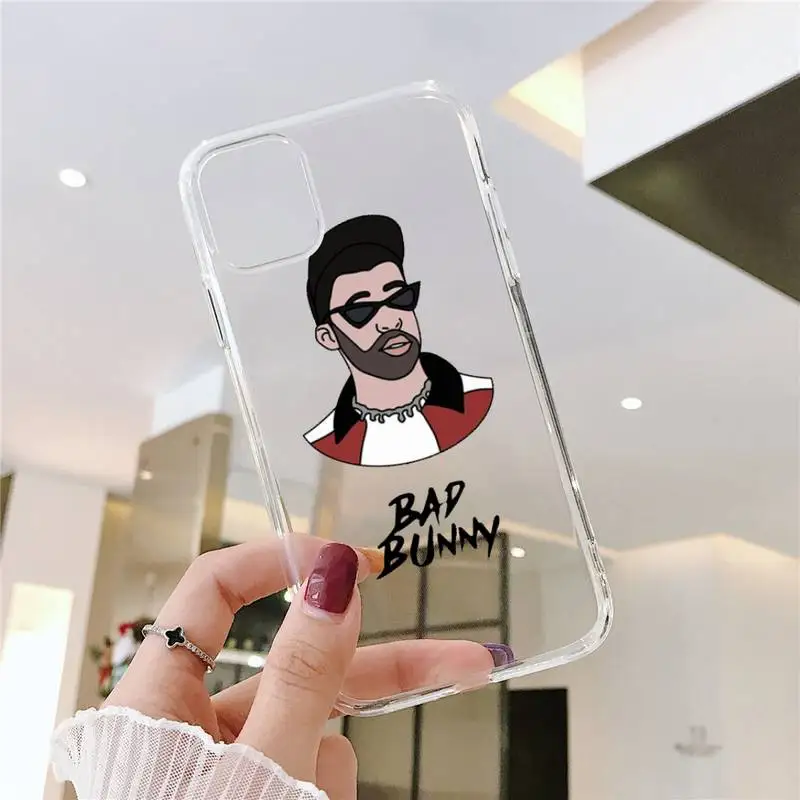 

Bad Bunny - Yonaguni Phone Case Transparent soft For iphone 5 5s 5c se 6 6s 7 8 11 12 plus mini x xs xr pro max