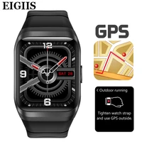 eigiis men smart watch 1 69 color full screen touch fitness tracker built in gps glonass smart watch for xiaomi android ios