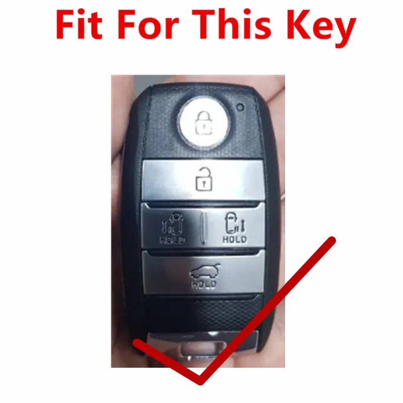 Чехол для ключей из натуральной кожи Kia Grand/Carnival/Sorento/Sedona умный защитный чехол с 5
