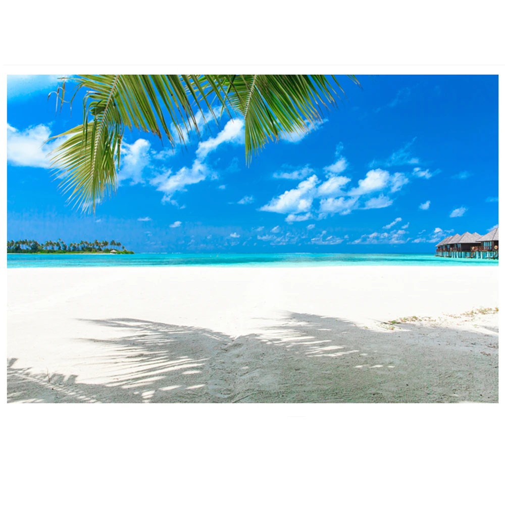 

Colorful print Wall Tapestry Wall Maldives Landscape Tapestry Decor for Bedroom Living Room Pattern background M552