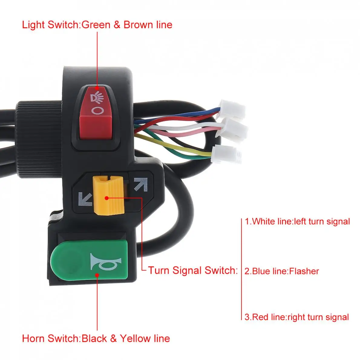 3 в 1 12 В руль 7/8 дюйма с кнопкой ВКЛ/ВЫКЛ|light kite|switch companieslight vinyl |