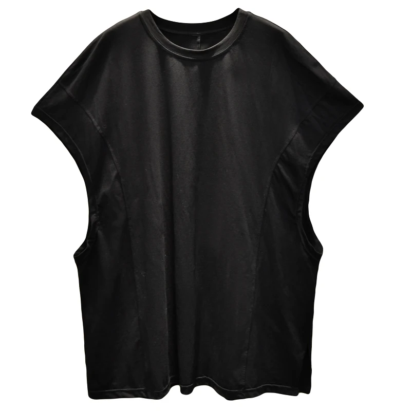 Мужская футболка без рукавов в стиле хип хоп панк винтажный костюм певицы для