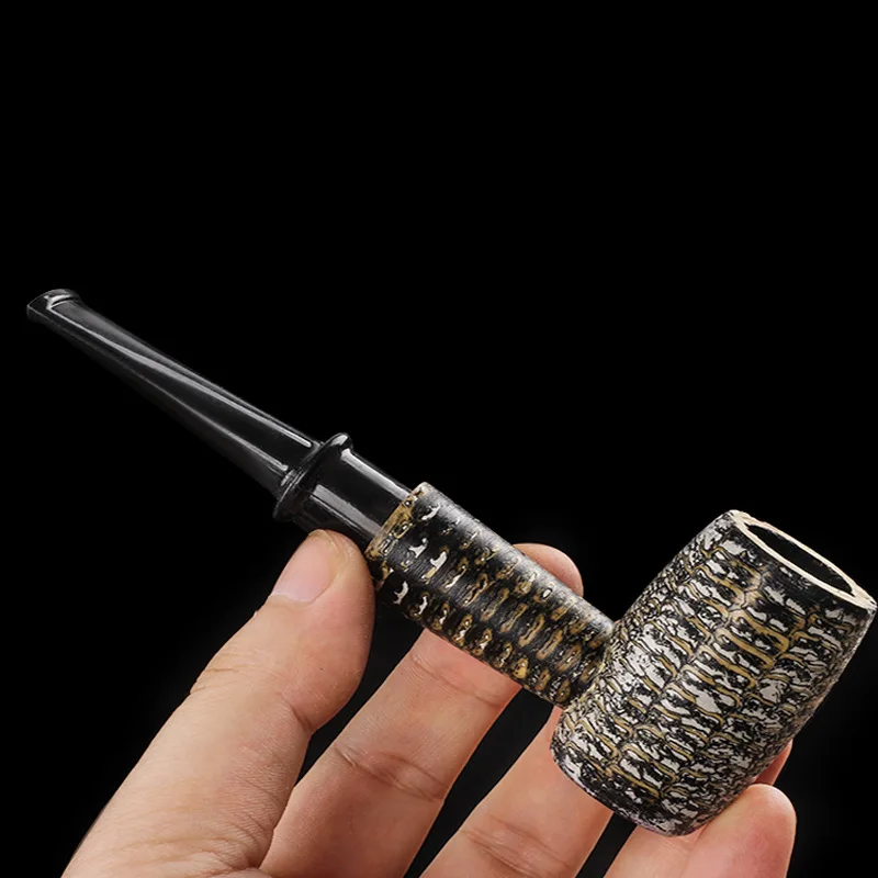 

Superior Quality Corncob Tobacco Pipe Handmade Wooden Corn Cob Pipe-Straight type, 9MM filters
