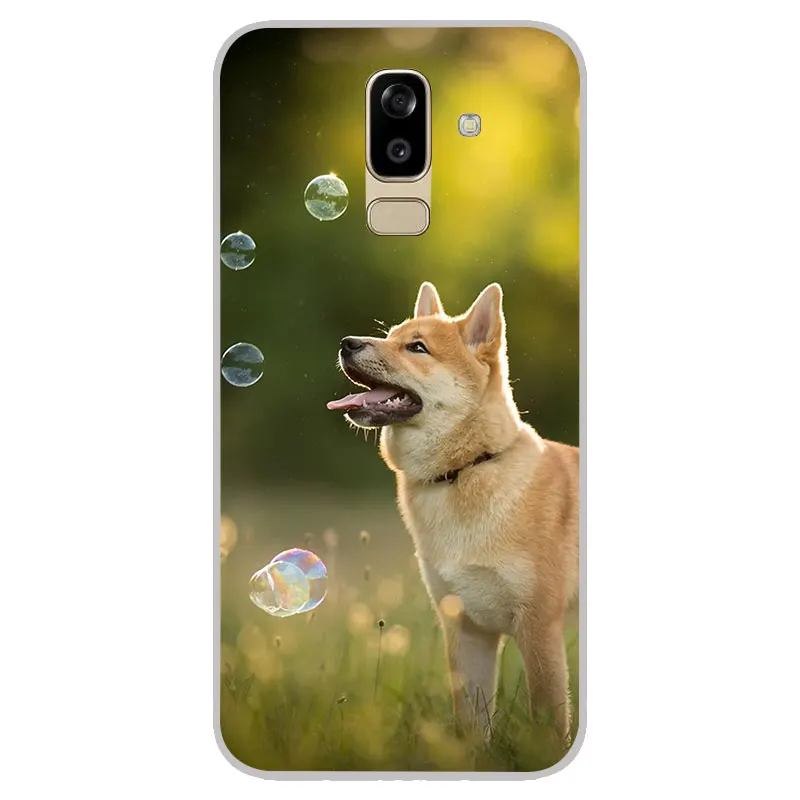 Смешная собака косплей Shiba Лисья Секретная служба (inu матовый Силиконовый чехол