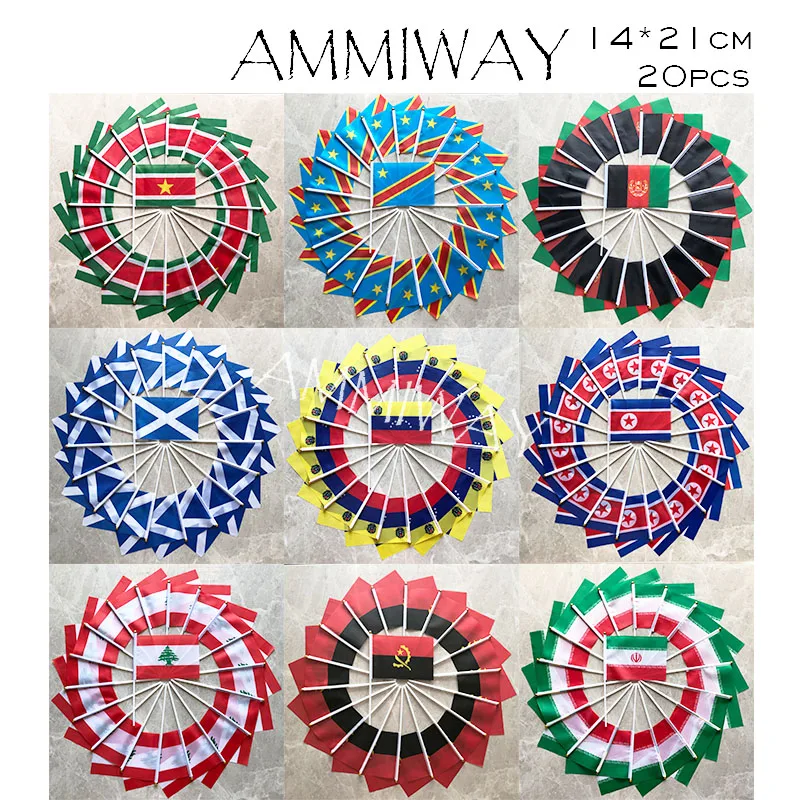 AMMIWAY 14x21 см 20 шт. Суринам Демократическая Республика Конго Афганистан Шотландия