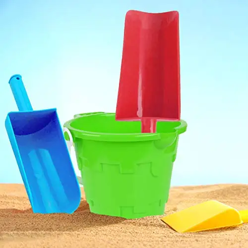 

9" Thick Beach Sand Shovels Scooping Toys Kit Beach Gear Water Pool Gardening Digging Bath Toy Environmentally ABS Durable