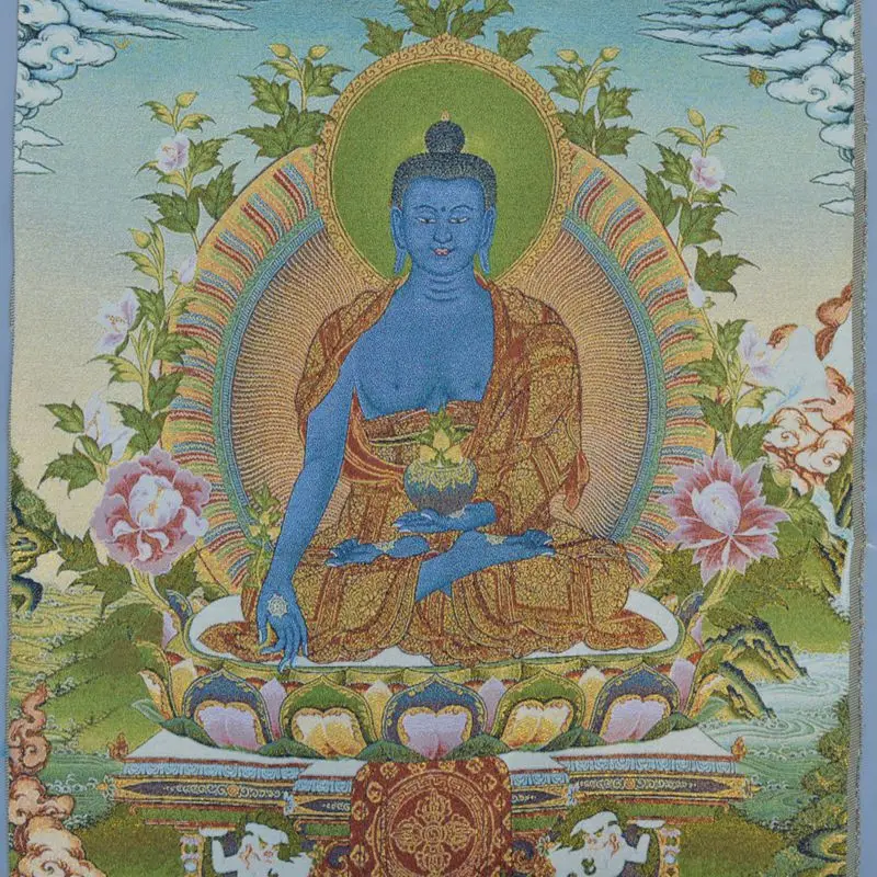 tenture murale buddha tapestry tibet wall rug background carpet dorm home decoration |