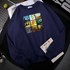 Худи мужское с принтом Ван Гога на санскрите