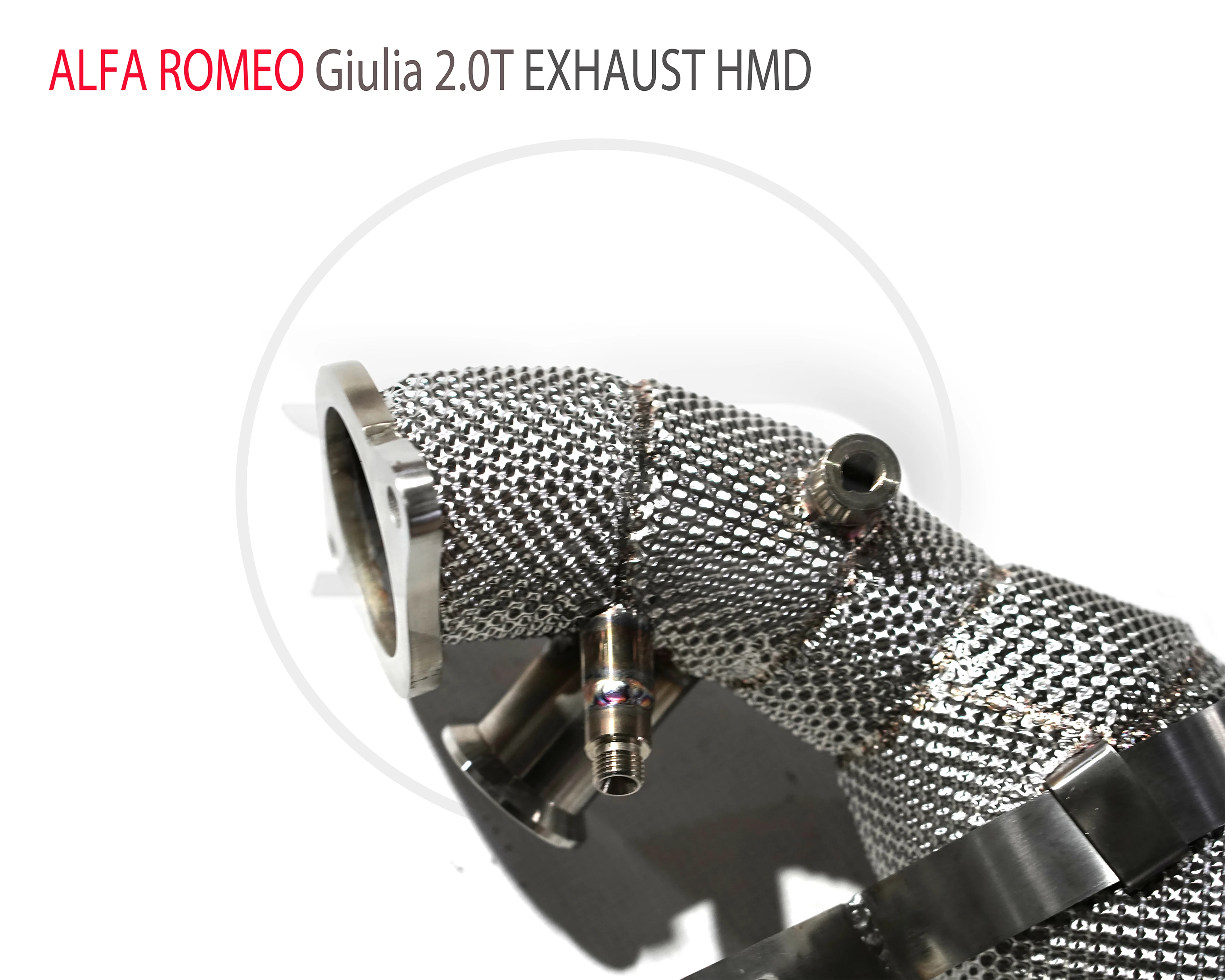 Выпускной коллектор HMD из нержавеющей стали для Alfa Romeo Giulia Stevio 2 0 T с
