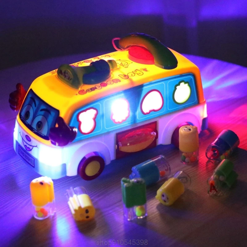 

Baby toys fun bus bumps and drive to play music lights N18 20 Dropshipping