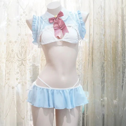 

Lolita Bikini Sexy Erotic Lingerie School Girl Cos Sailor Moon Cosplay Costumes Bunny Women Maid Outfit Kawaii Mini Skirt