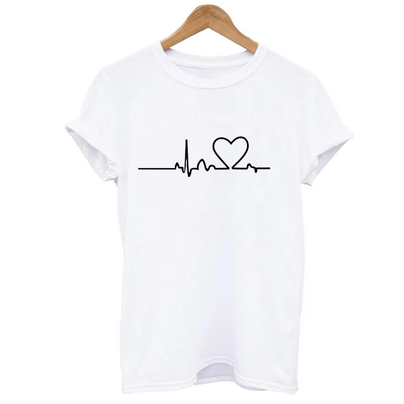 Женская футболка с короткими рукавами Повседневная летняя большого размера