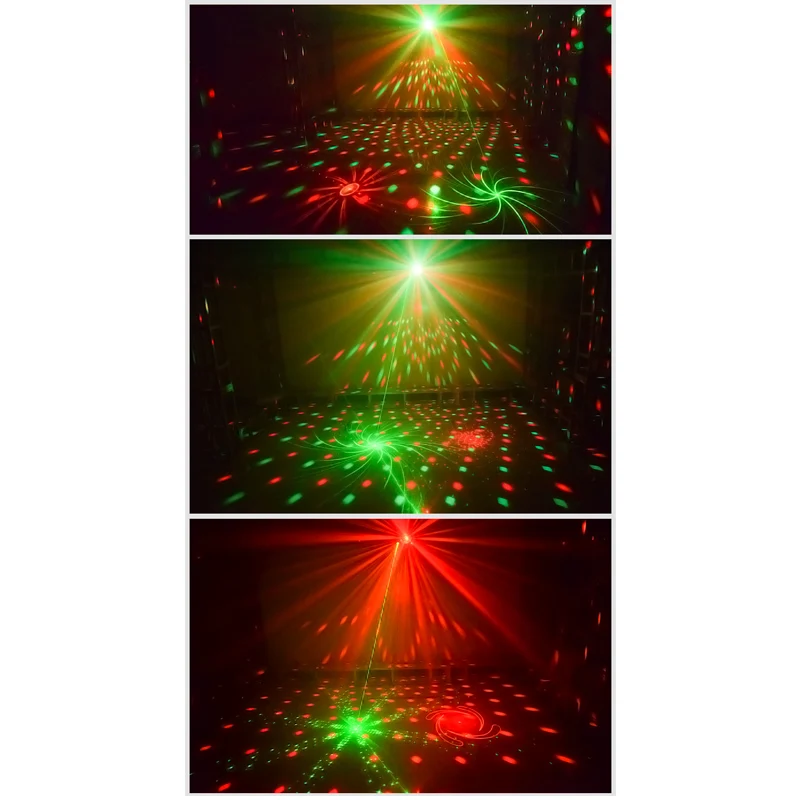 WPD Laser Lamp Magic Ball Projection Colorful 7 Colors Stage New 120 Patterns Bar KTV Flash Disco Remote Control | Лампы и освещение