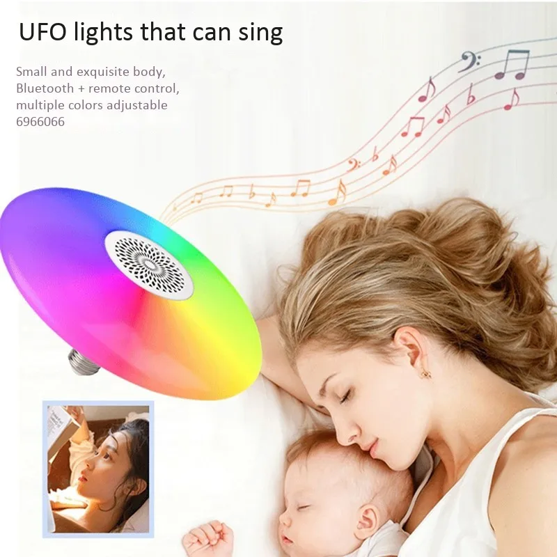 Домашний Беспроводной bluetooth динамик Освещение E27 Универсальный интерфейс