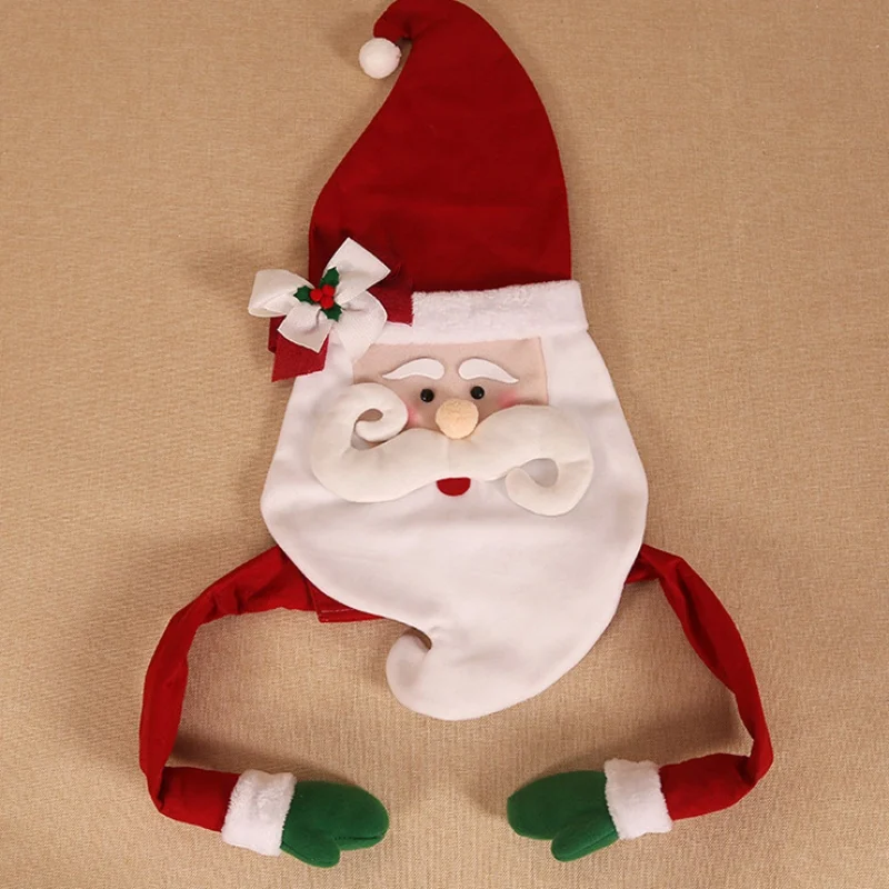 

Christmas Tree Toppers Santa Claus/Snowman Hugger Holiday Ornaments Party Decor