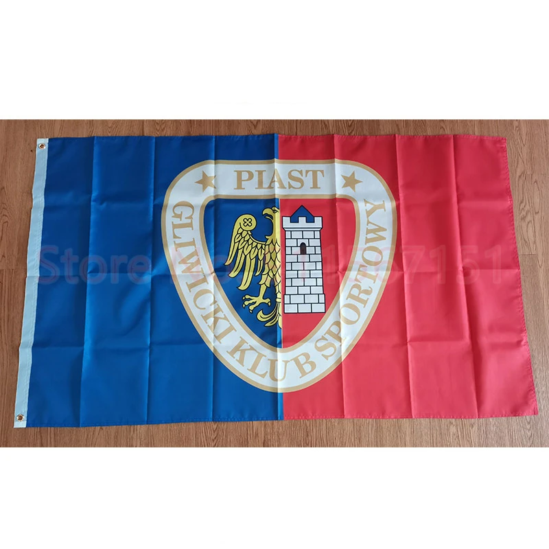 Польский флаг gliwicki Club sportowy Piast Gliwice 3 фута * 5 футов (90*150 см) семейное Рождественское