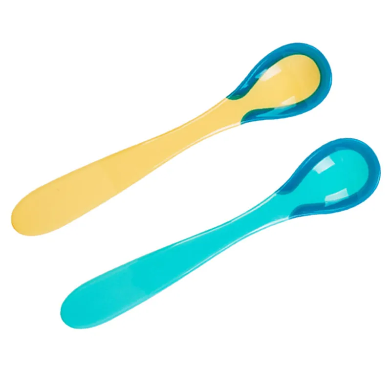 

Temperature Heat Sensing Newborn Baby Spoon Safety Infant Feeding Tool Baby Care