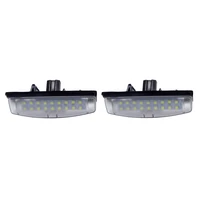 1 pair led number license plate lights for toyota camryaurion avensis verso echo prius for mitsubishi grandis colt plus