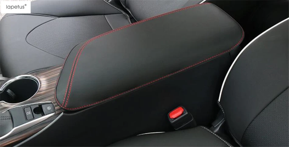 Аксессуары Lapetus подходят для Toyota Camry- черная центральная консоль сиденье подлокотник коробка защитная накладка литьевая крышка комплект отделка