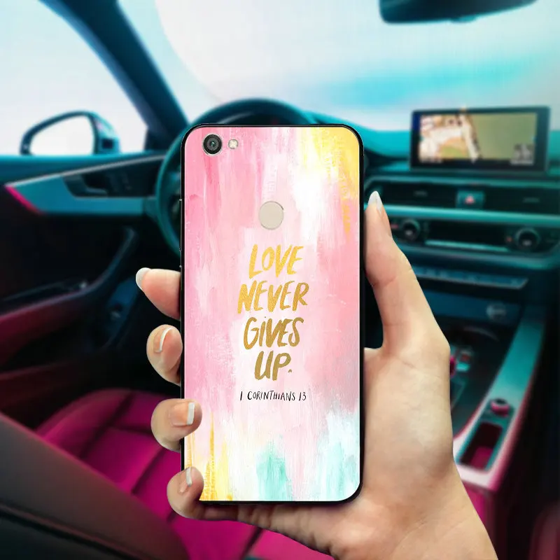 Faith Hope Love Tempered Glass Transparence Phone Cases for Xiaomi Mi Redmi Note 4 4X 5 5A 6 7 7A 8 8A 9 SE Pro Lite Bags | Мобильные